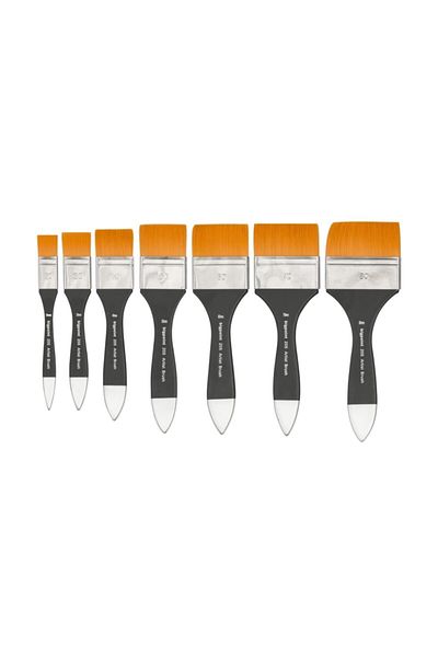 Bigpoint 205 Series Synthetic Bristle Floor Brush No: 20-30-40-50-60-70-80mm (2-3-4-5-6-7-8 Cm) Set of 7