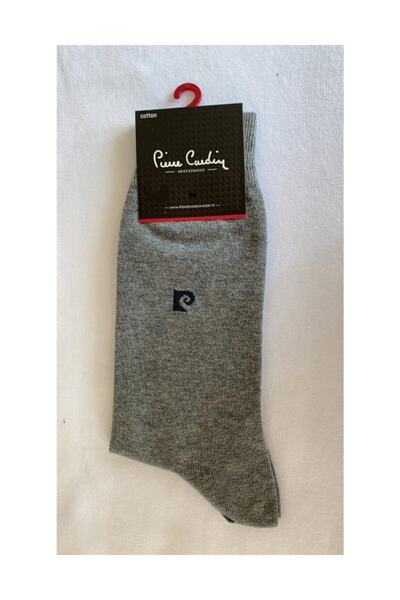 Pierre Cardin Комплект от 6 чифта мъжки безшевни чорапи (сиви)