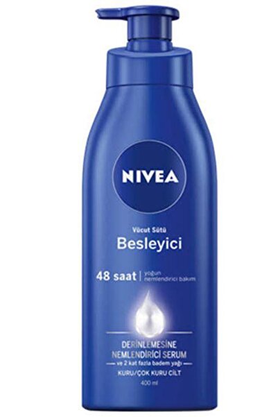 NIVEA Besleyici Vücut Sütü (Yoğun Nemlendirici Bakım) 400 Ml 4005808236879