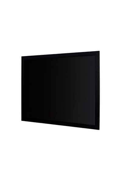 Penguen 65 Cm X 100 Cm Lüks Mdf Çerçeve Duvara Monte Kara Tahta (tebeşir Tahtası)