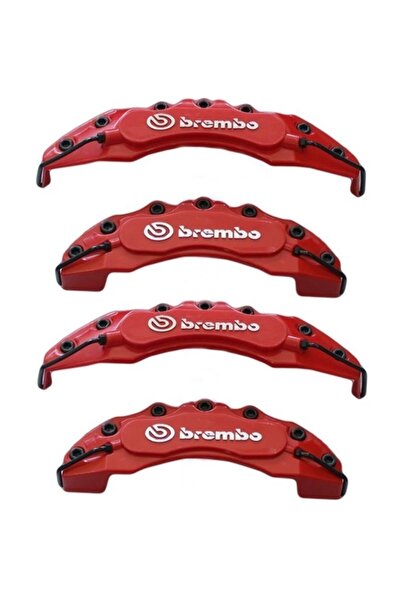 Brembo Audi A6 Uyumlu Kırmızı Kaliper Kapağı 4lü Yağ Hortumlu