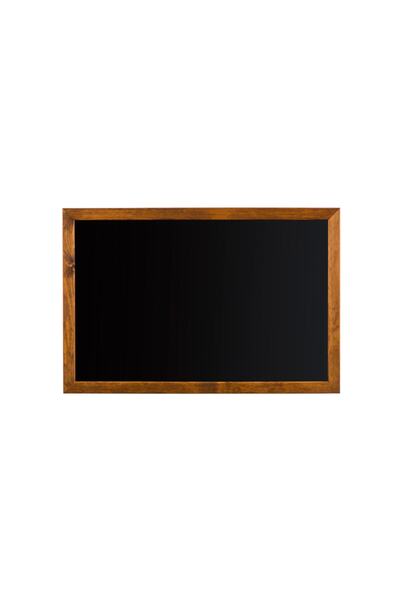 Penguen Doğal Ahşap Çerçeve Duvara Monte Kara Tahta tebeşir Tahtası 120 Cm X 200 Cm