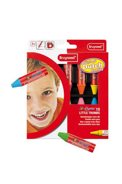 Bruynzeel Little Thumbs Pastel Set Half Size 10 Pieces