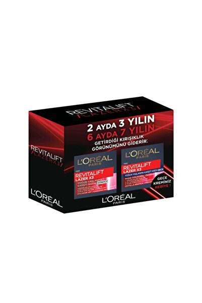 L'Oreal Paris Revitalift Yaşlanma Karşıtı Özel Bakım Seti Gece + Gündüz Kremi...