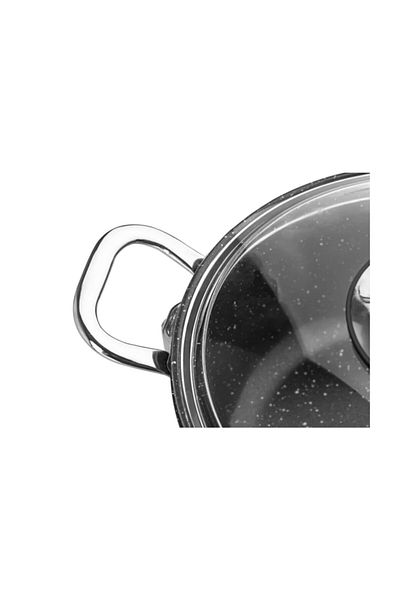 Taç Gravita Cast Iron Flat Pot 24 cm