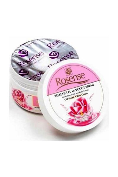 Rosense Nourishing Hand and Body Cream (Rose Scented) 250 ml + Rosense Rose Extract Hand and Nail Care Cream 75 ml