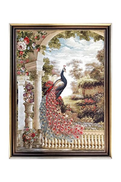 Niva Υφαντό ύφασμα ταπετσαρίας Παγώνι