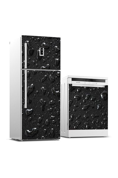 Tilki Dünyası Refrigerator And Dishwasher Set Sticker 0046