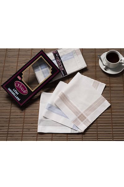 Gözde Черна кутия 42x42 см, дузина (12 броя) кърпички - gm 03