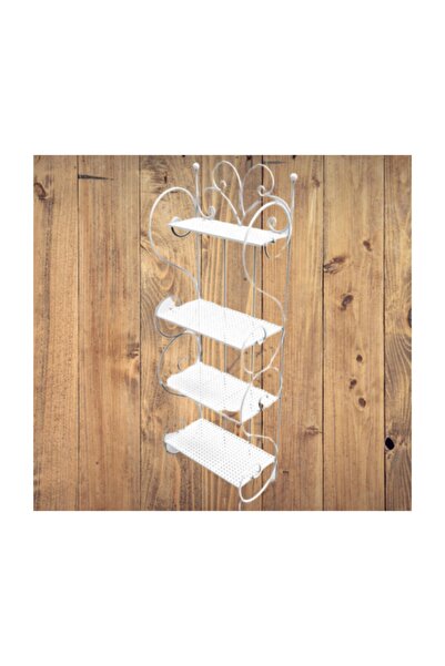 BENGİ TİCARET Çiçeklik-kitaplık Zlf Dekoratif Model Metal Transmisyon Çelik 4...