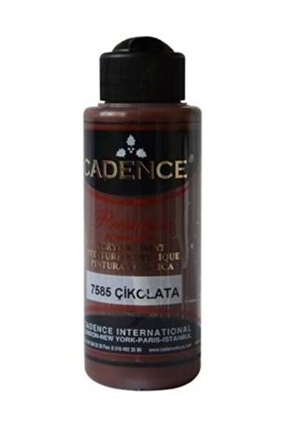 Cadence Premium Akrilik Boya 7585 Çikolata 120 Ml
