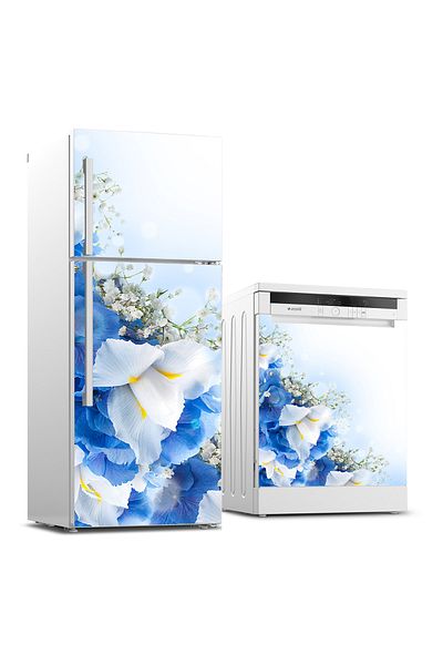 Tilki Dünyası Refrigerator And Dishwasher Set Sticker 0090