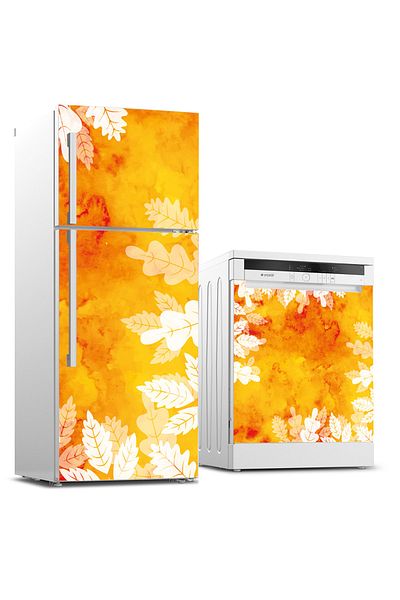 Tilki Dünyası Refrigerator And Dishwasher Set Sticker 0223