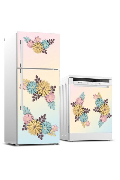 Tilki Dünyası Autocolant pentru set de frigider și mașină de spălat vase 0319