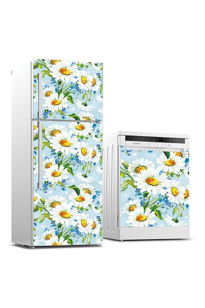 Tilki Dünyası Refrigerator And Dishwasher Set Sticker 0187