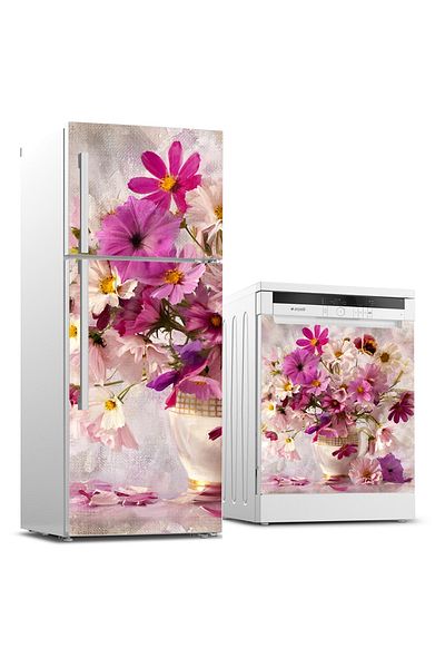 Tilki Dünyası Refrigerator And Dishwasher Set Sticker 0135