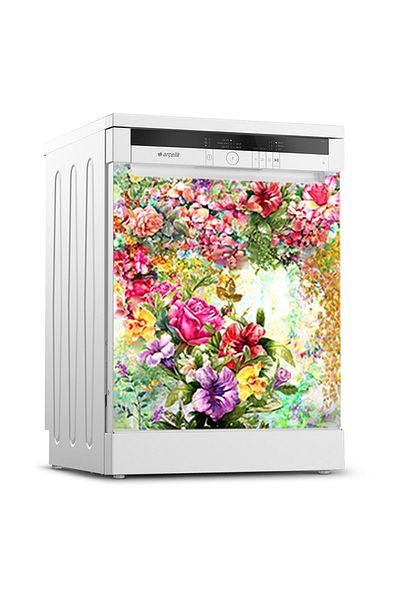 Tilki Dünyası Dishwasher Door Sticker 0124