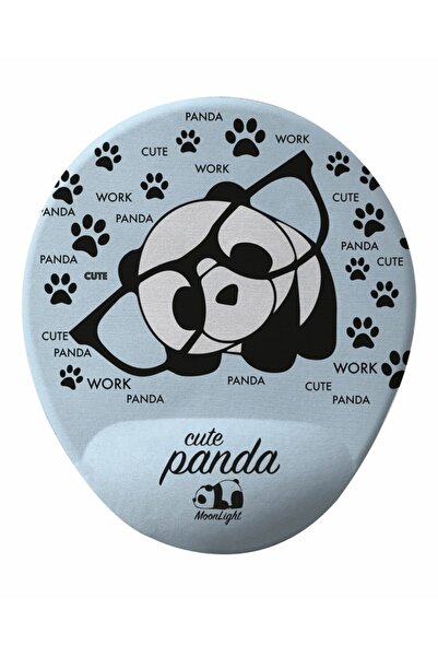 GameBoss Glasses Panda Bilek Destekli Tasarım Mouse Pad