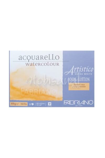 Fabriano Artistico Ex. White, İD Sulu Boya Blok, 300gr. GF/CP - 35,5x51cm