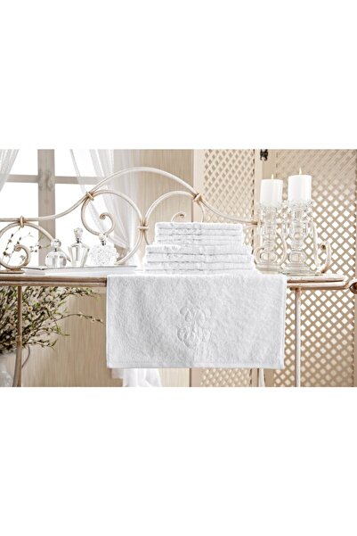 Gül Güler Nakışlı Yüz Havlusu Yeni Arma