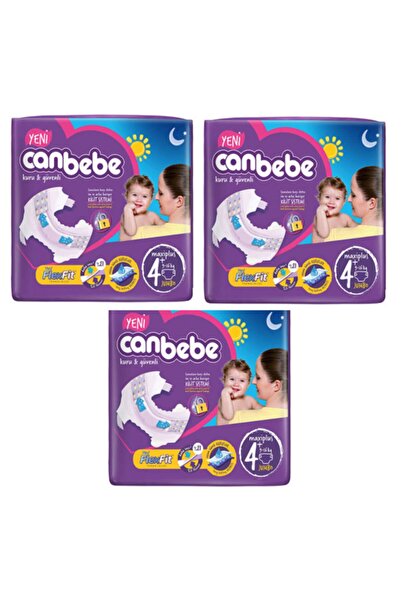 Canbebe Jumbo Maxi Plus Bebek Bezi 4+ Beden 102 Adet