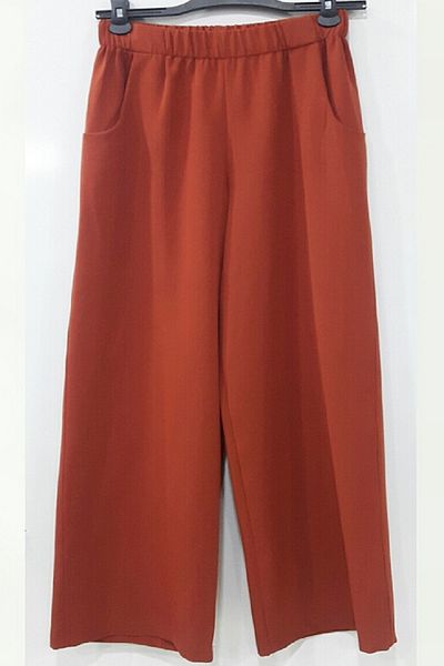 rimel Women's Trousers Star Fabric Elastic Waist