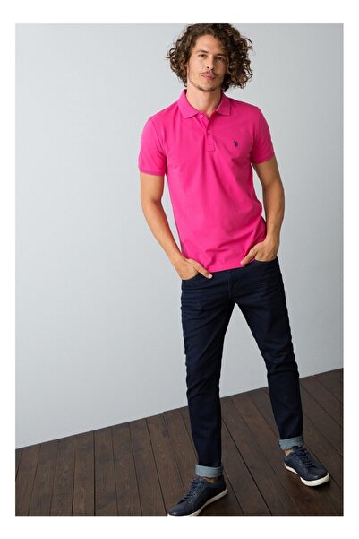 U.S. Polo Assn. Μπλουζάκι Polo Neck Basic