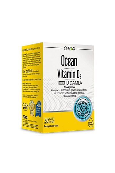 Ocean Vitamin D3 - 1000 Iu Drops 50 Ml