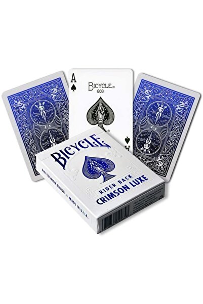 Pusula Oyun Bicycle Metal Cobalt Luxe Oyun Kağıdı (bicycle Rider Back Iskambi...