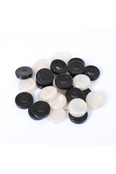 Pusula Oyun Sedefli Tavla Pulu Seti 35 mm