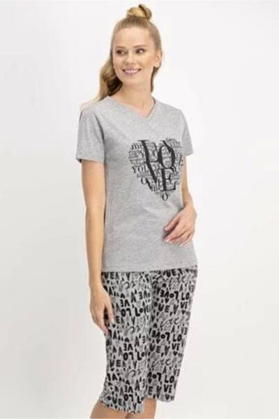 Arnetta Kadın Kaprili Pijama 000861