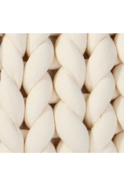 Betires Home Chunky Hand Knitted Pillow Natural
