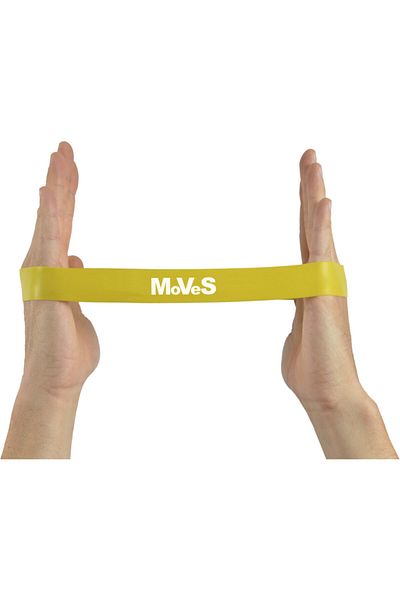 Moves 2.5x30 cm Muscle Stretching Strengthening Pilates Resistance Loop Band Set 4 Pieces
