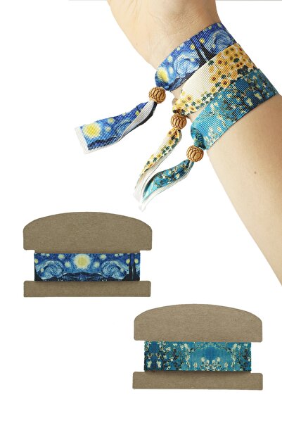 gokmentoy لوحة فان جوخ "شجرة اللوز" "ليالي النجوم" سوار المهرجان