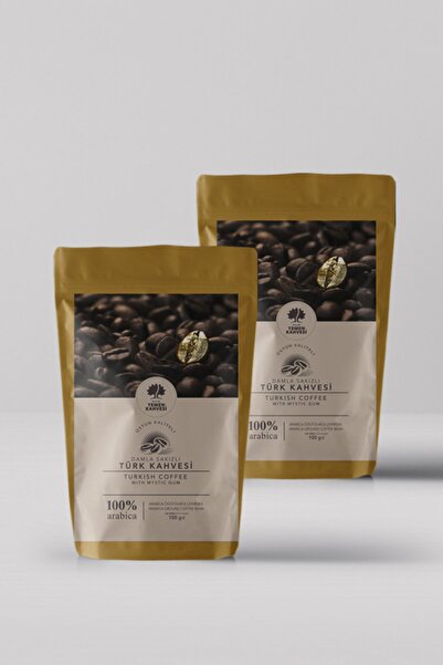 YEMEN KAHVESİ 2 Adet 100 Gr Damla Sakızlı Türk Kahvesi