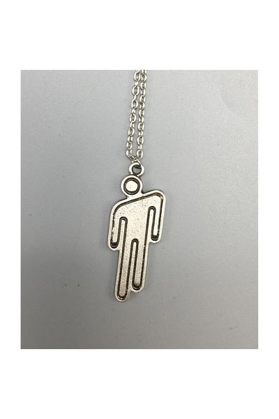 Köstebek Billie Eilish New Striped Logo - Necklace