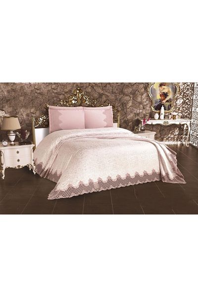 Arkur Home Gala Chenille Pique Set Powder - 6 Pieces