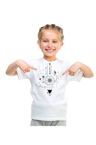 SCUBAPROMO Hidden Constellation White Girl's T-Shirt