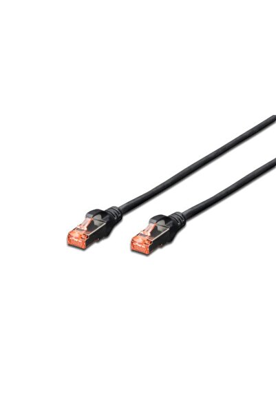 Assmann Dıgıtus Dk-1644-0025/bl 0,25 Mt Cat6 Awg27/7 S-ftp Halogen Siyah
