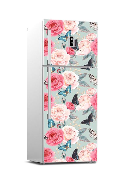 Tilki Dünyası Refrigerator Door Covering Sticker 0038