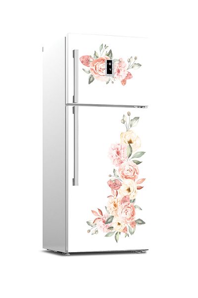 Tilki Dünyası Refrigerator Door Covering Sticker 0176