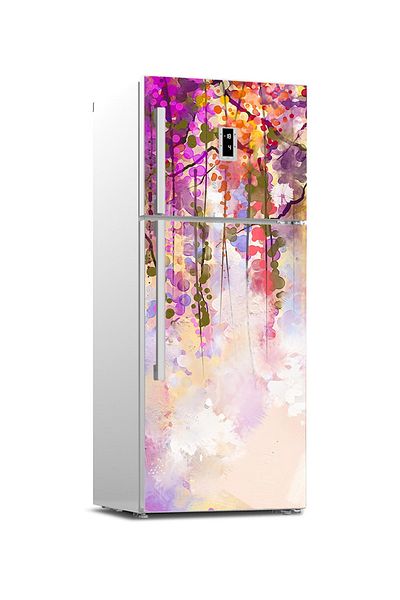 Tilki Dünyası Refrigerator Door Covering Sticker 0104