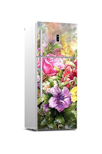 Tilki Dünyası Refrigerator Door Covering Sticker 0124