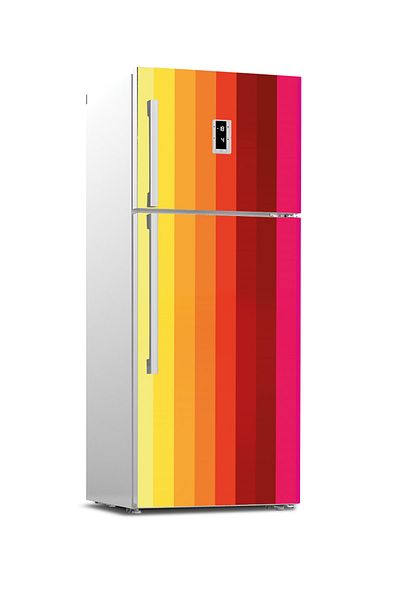 Tilki Dünyası Refrigerator Door Covering Sticker 0170