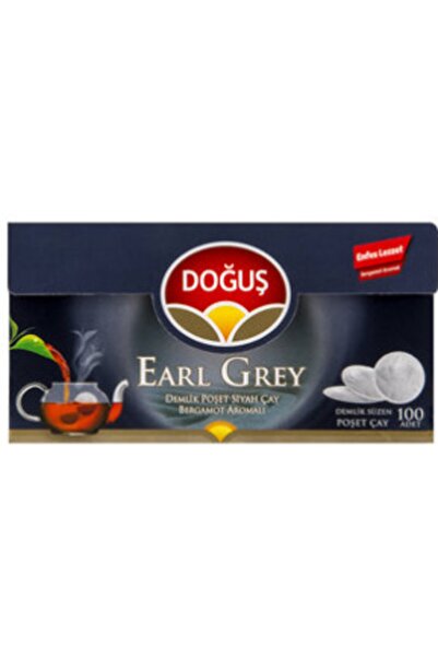 Doğuş إيرل جراي إبريق الشاي الأسود مع البرغموت 100 × 3.2 جم