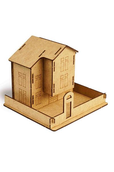 HAYAL Wooden Saffronball House Model - 3D Wooden Model