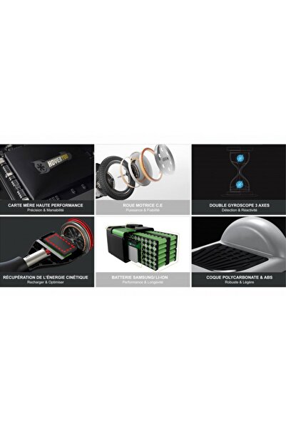 Smart Balance Elektrikli Kaykay Hoverboard 6.5 Inch Gökkuşağı Grafity Desenli Akıllı Dengeli D11