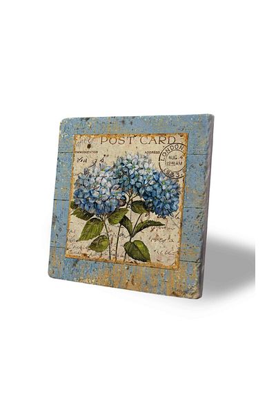 Oscar Stone Decor Blue Natural Stone Trivet