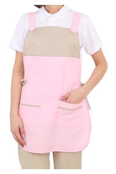 İstanbul Üniforma Blok Renkli İş Önlüğü