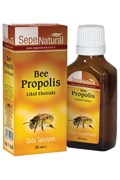 Sepe Natural Propolis Sıvı Ekstresi 25 ml Alkol Bazlı Damla, Extract SEPE